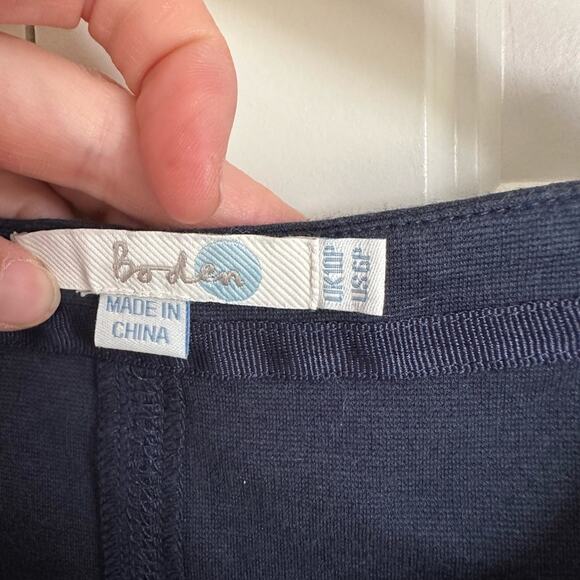 Boden Roma Ponte Jersey Knit Shift Dress in Navy - Picture 5 of 8